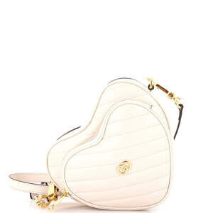Gucci Interlocking G Heart Shoulder Bag #204839G17B